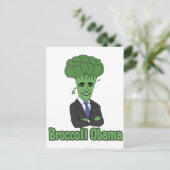 Carte Postale Broccoli Obama (Debout devant)