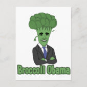 Carte Postale Broccoli Obama (Devant)