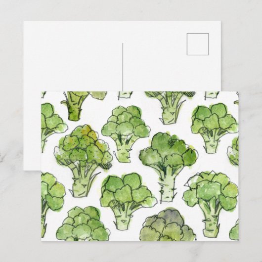 Carte Postale Broccolli - formel (Devant / Derrière)