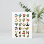 Carte Postale Broche de style vintage (Debout devant)