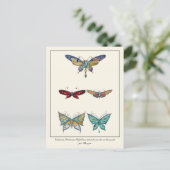 Carte Postale Broches ornementales à bijoux papillon (Debout devant)