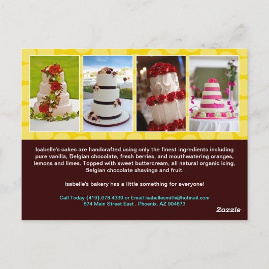 Carte Postale Brochure/carte postale (Dos)