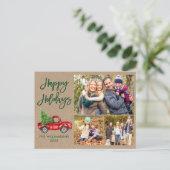 Carte Postale Brochure moderne Script Camion 3 Photo Kraft Holid (Debout devant)