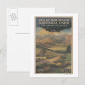 Carte Postale Brochure no 1 du mont Rocky Nat'l Park (Devant / Derrière)