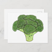 Carte Postale Brocoli (Devant / Derrière)