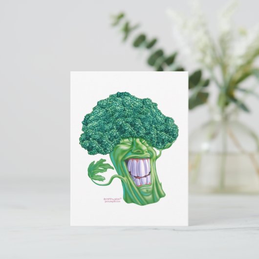 Carte Postale brocoli (Debout devant)