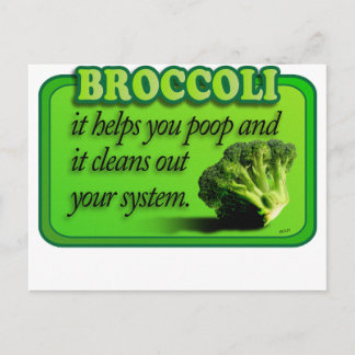 Carte Postale brocoli