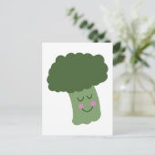Carte Postale Brocoli heureux (Debout devant)
