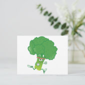 Carte Postale Brocoli tournant (Debout devant)