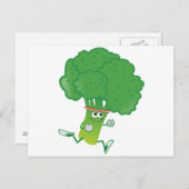 Carte Postale Brocoli tournant (Devant / Derrière)