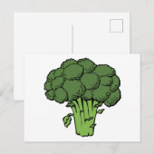 Carte Postale Brocoli vert (Devant / Derrière)