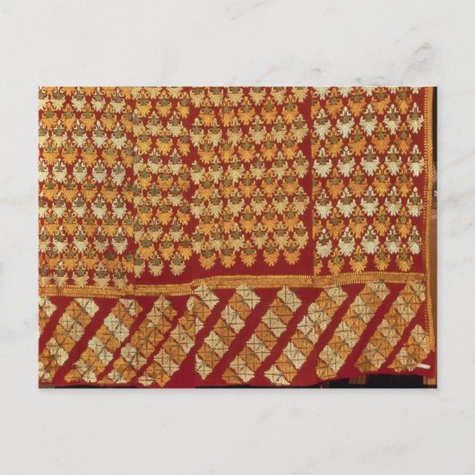 Carte Postale Broderie indienne de Phulkeri (Devant)