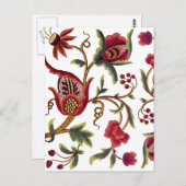 Carte Postale Broderie jacobéenne (Devant / Derrière)