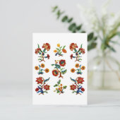 Carte Postale Broderie traditionnelle Monmouth Jacobean (Debout devant)