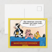 Carte Postale Broil de poulet de Manchester (Devant / Derrière)