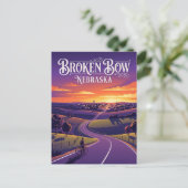 Carte Postale Broken Bow États-Unis (Debout devant)