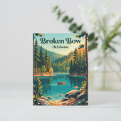 Carte Postale Broken Bow, Oklahoma (Debout devant)