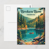Carte Postale Broken Bow, Oklahoma (Devant / Derrière)