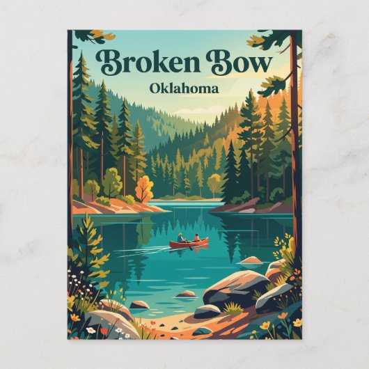 Carte Postale Broken Bow, Oklahoma (Devant)
