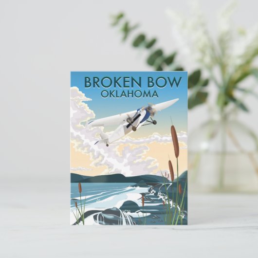 Carte Postale Broken Bow Oklahoma (Debout devant)