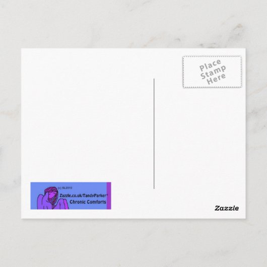 Carte postale Broken, Fibromyalgia (Dos)