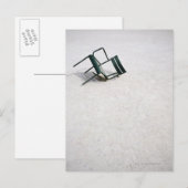 Carte Postale Brokent Chair, Jardin des Tuileries, Paris (Devant / Derrière)