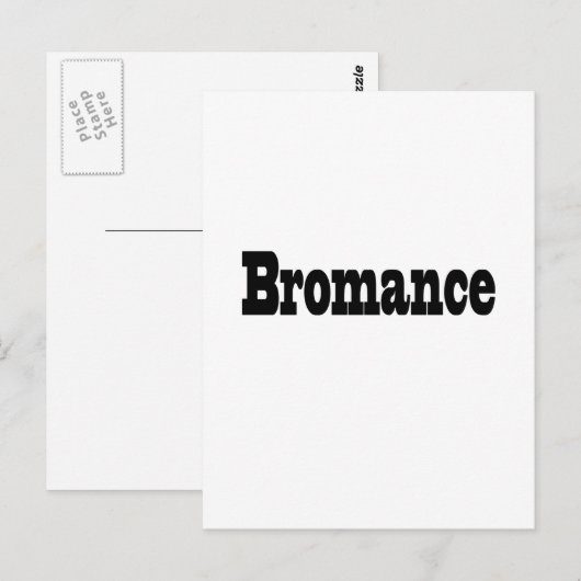 Carte Postale Bromance (Devant / Derrière)