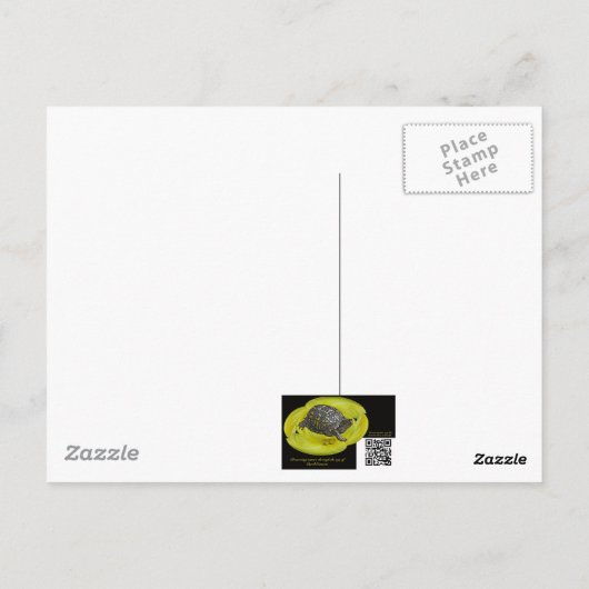 Carte Postale Broméliade rose (Dos)