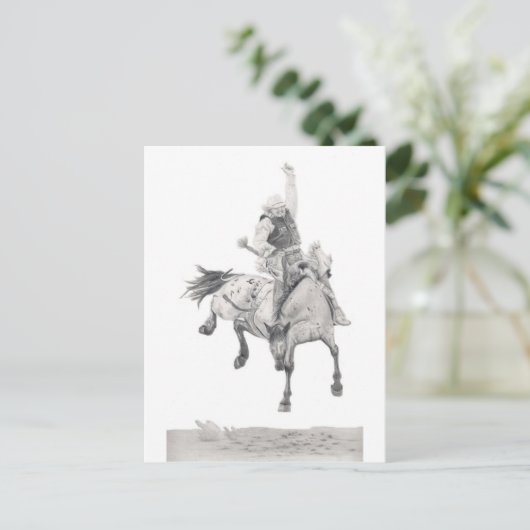 Carte Postale Bronc de selle (Debout devant)