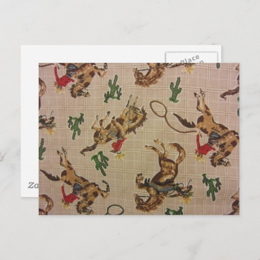 Carte Postale Bronco (Devant / Derrière)