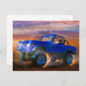 Carte Postale Bronco 4X4 "OFF ROAD RAGER" (Devant / Derrière)