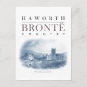 Carte Postale Bronte Country avec Haworth Church et Parsonage (Devant)