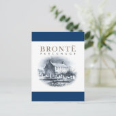 Carte Postale Bronte Parsonage Maison des Brontes (Debout devant)