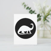 Carte Postale brontosaurus (Debout devant)