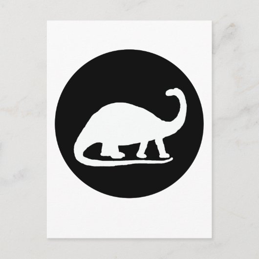 Carte Postale brontosaurus (Devant)