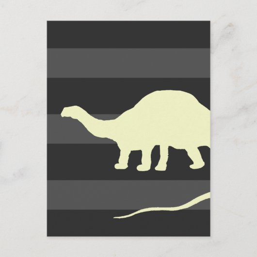 Carte Postale brontosaurus (Devant)