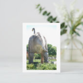 Carte Postale Brontosaurus dinosaure (Debout devant)