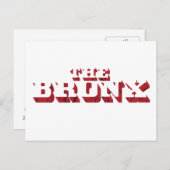 Carte postale Bronx Big Letter (Devant / Derrière)