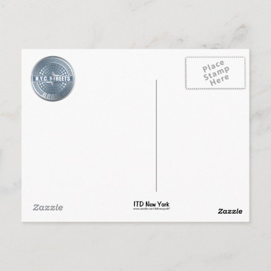 Carte Postale Bronx de couverture de trou (Dos)