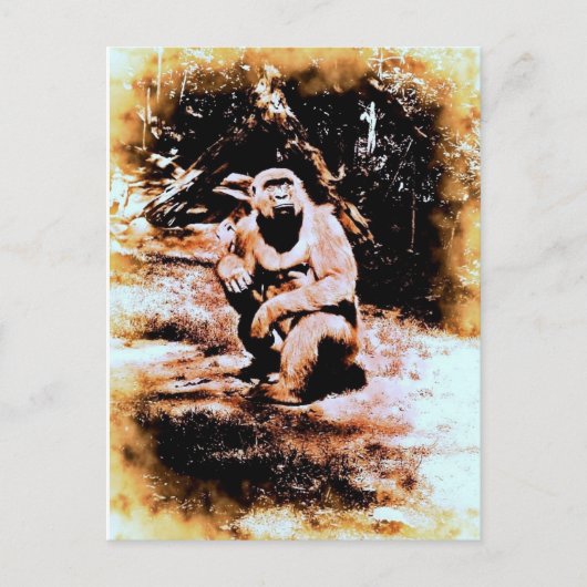 Carte Postale Bronx Gorilla (Devant)
