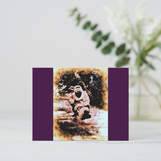 Carte Postale Bronx Gorilla (Debout devant)