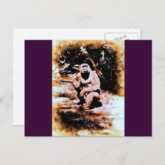 Carte Postale Bronx Gorilla (Devant / Derrière)