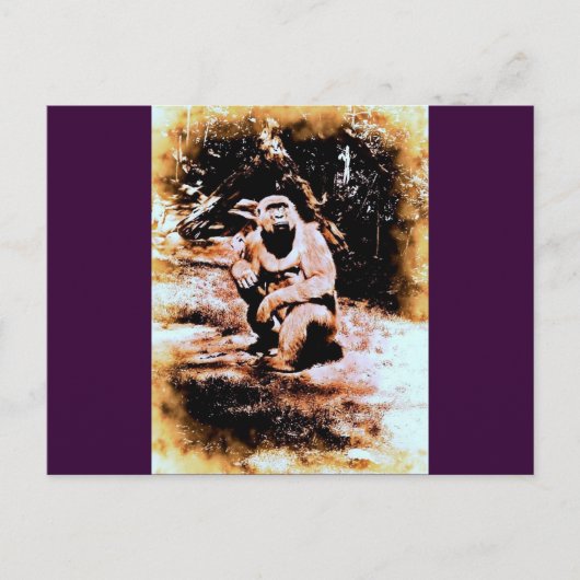 Carte Postale Bronx Gorilla (Devant)