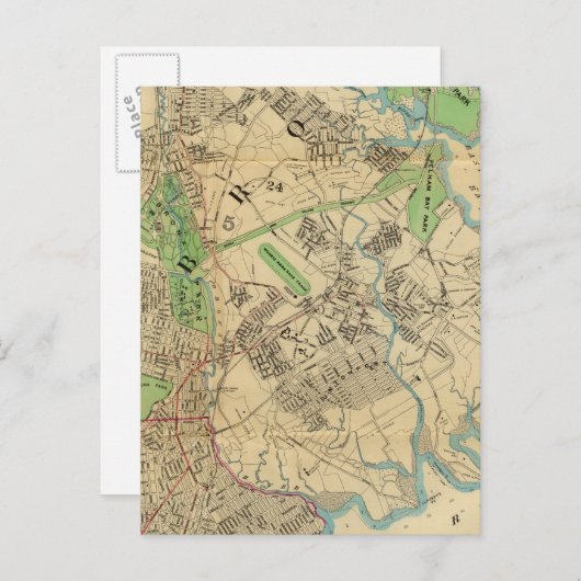 Carte Postale Bronx, New York (Devant / Derrière)