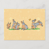 CARTE POSTALE BRONZAGES BLEUS DANS L'HERBE (Devant)