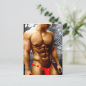Carte Postale Bronzé Hunk (Debout devant)
