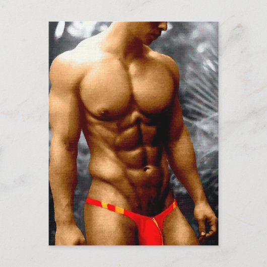 Carte Postale Bronzé Hunk (Devant)