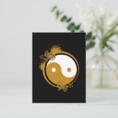 Carte Postale Bronze Yin Yang (Debout devant)