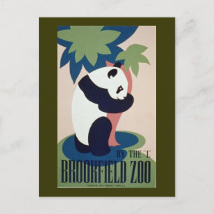 Carte Postale Brookfield Zoo Panda