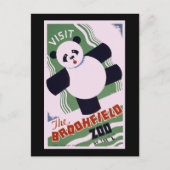 Carte Postale Brookfield Zoo Panda (Devant)